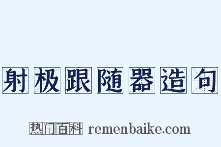 射极跟随器造句是什么意思的图片
